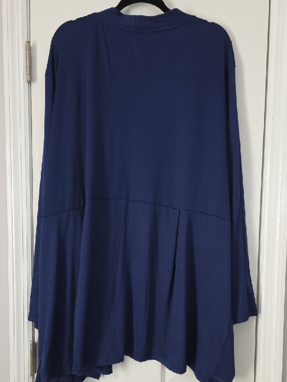 Muk Luks Deep Blue Open-Front Cardigan - Picture 3 of 3